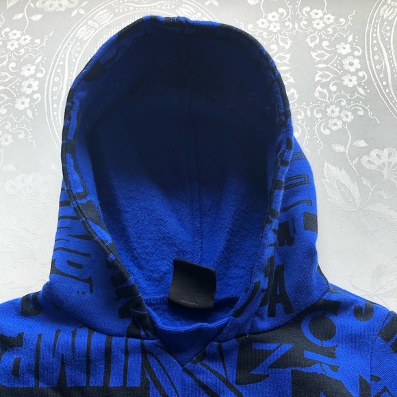 Jordan Blue Sweatshirt Hoodie Toddler Boys Size 2T Long Sleeves Printed Logo Top - Picture 13 of 16